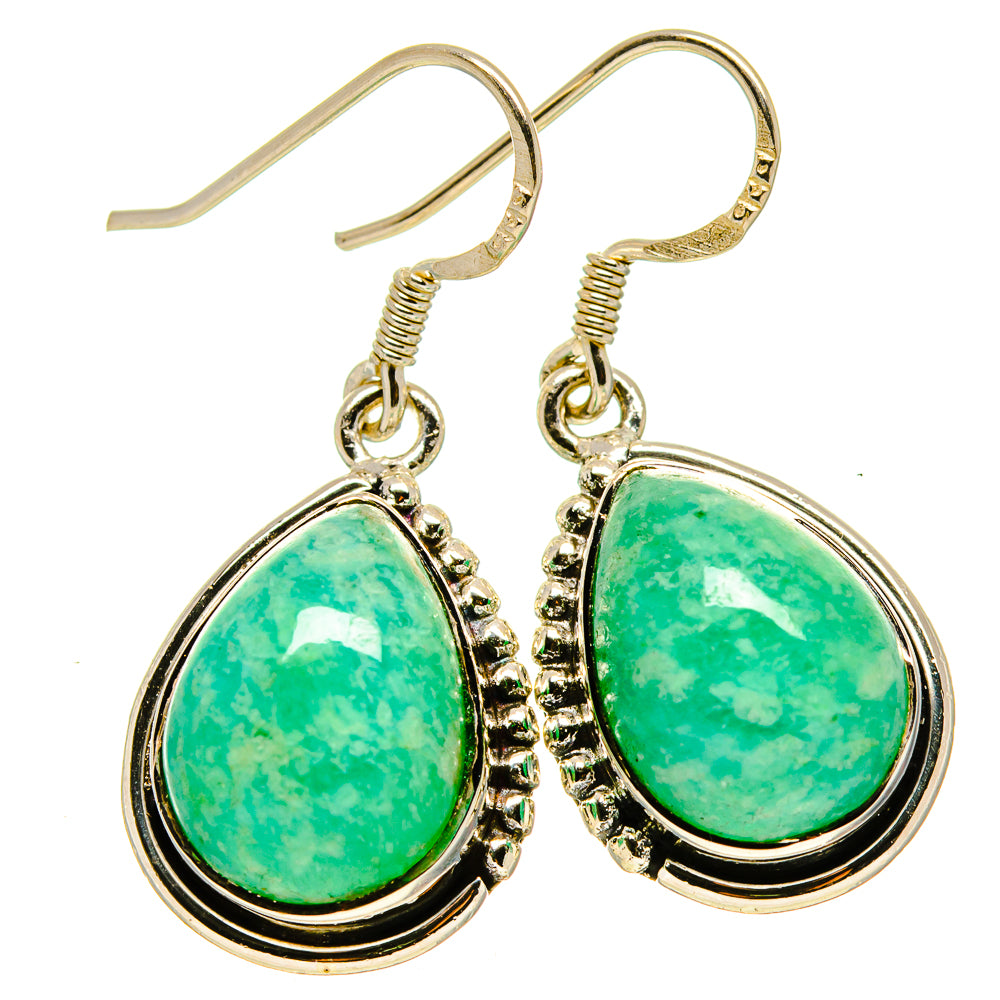Amazonite Earrings handcrafted by Anasilvercos - EARR414166