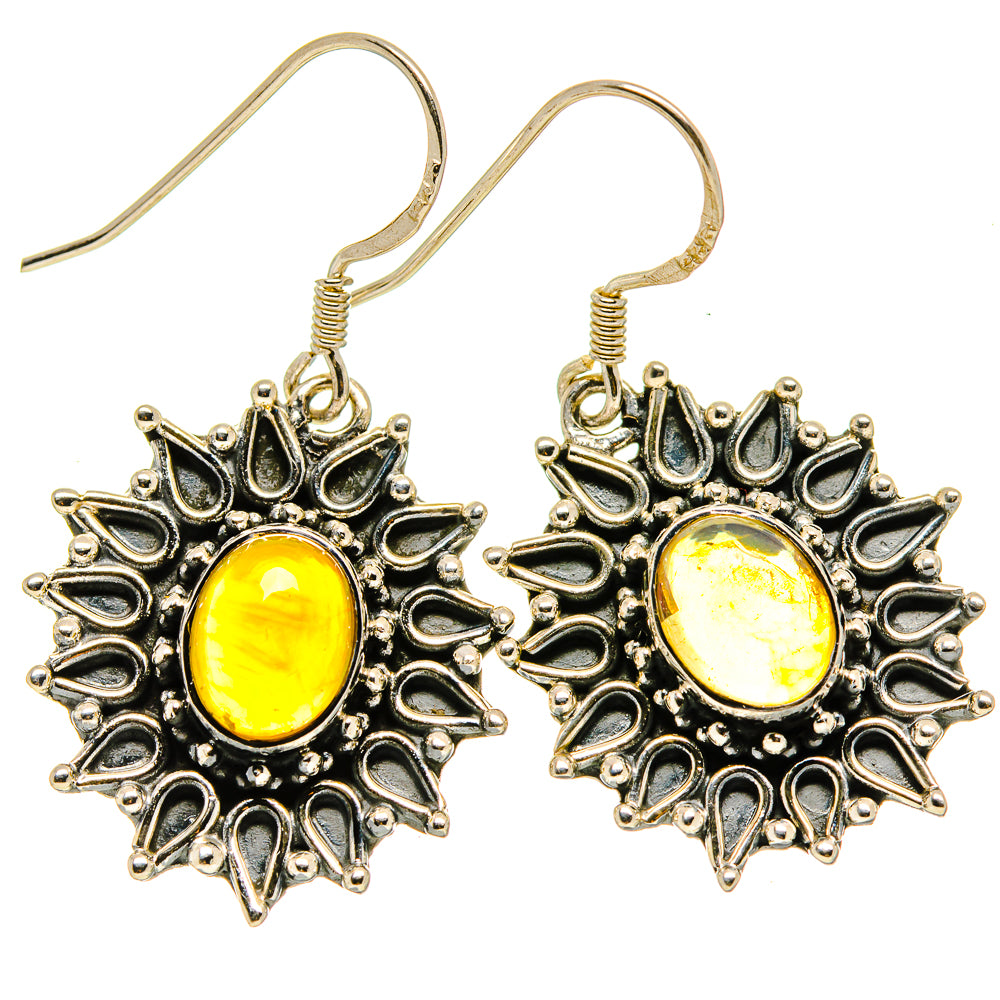 Ethiopian Opal Earrings handcrafted by Anasilvercos - EARR414168