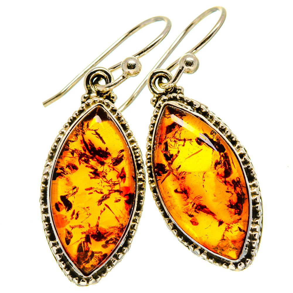 Baltic Amber Earrings handcrafted by Anasilvercos - EARR414176