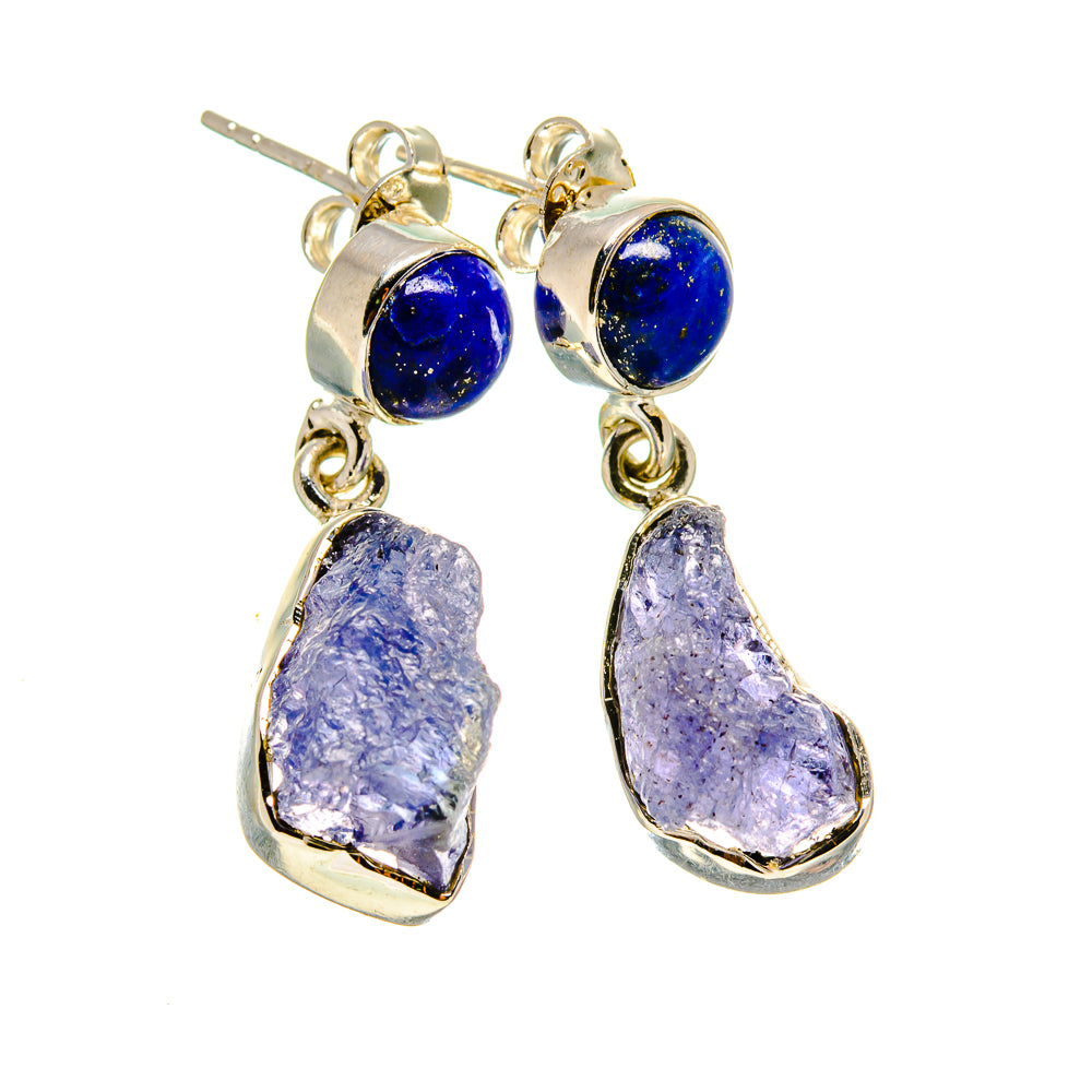Tanzanite Earrings handcrafted by Anasilvercos - EARR414216