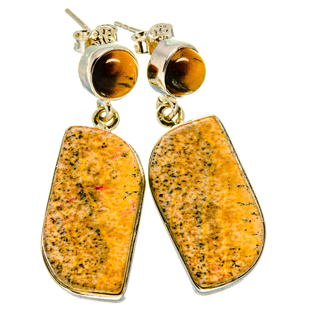 Picture Jasper Earrings handcrafted by Anasilvercos - EARR414217