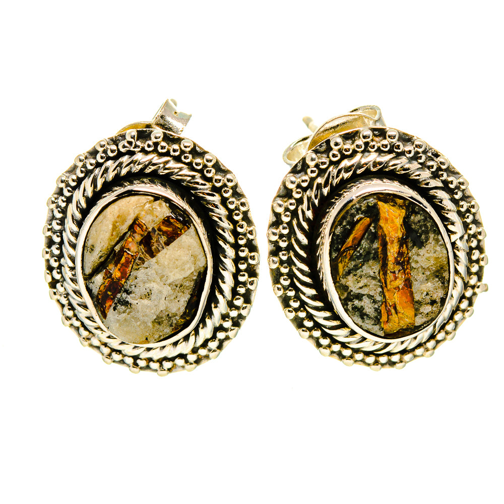 Astrophyllite Earrings handcrafted by Anasilvercos - EARR414218