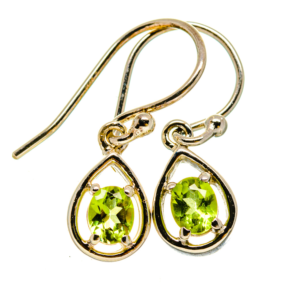 Peridot Earrings handcrafted by Anasilvercos - EARR414234