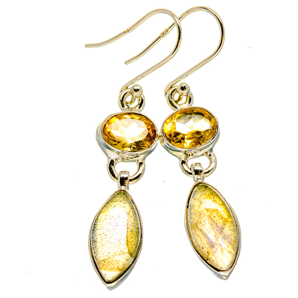Labradorite Earrings handcrafted by Anasilvercos - EARR414246