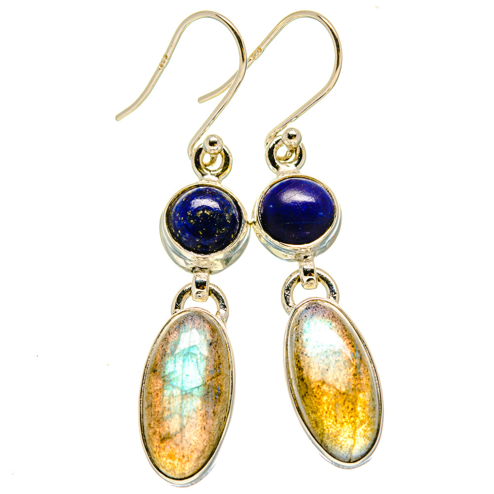 Labradorite Earrings handcrafted by Anasilvercos - EARR414247