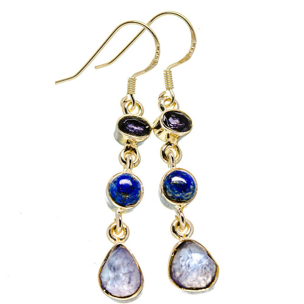 Tanzanite Earrings handcrafted by Anasilvercos - EARR414249