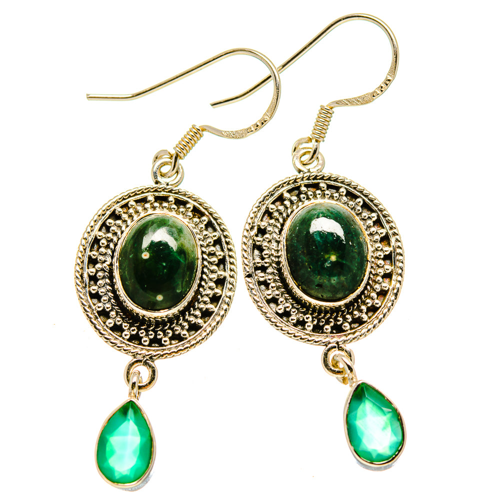 Ocean Jasper Earrings handcrafted by Anasilvercos - EARR414258