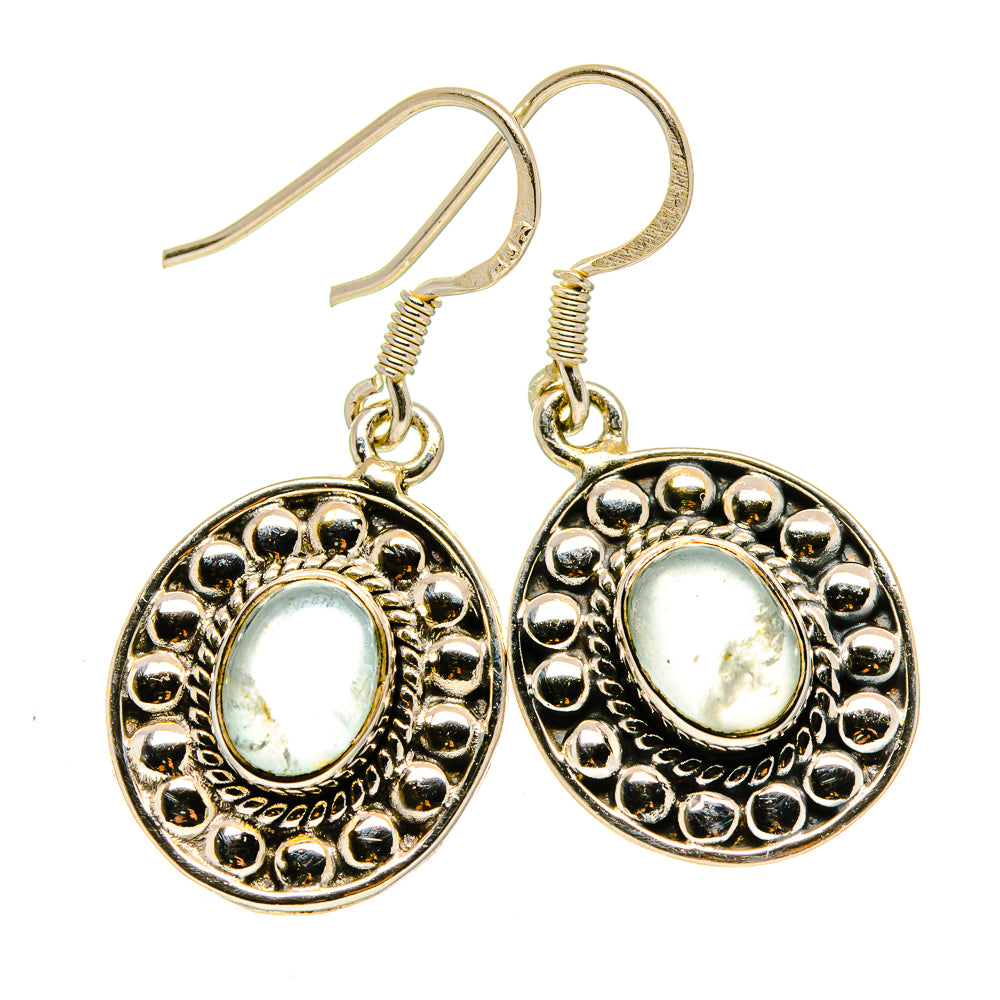 Aquamarine Earrings handcrafted by Anasilvercos - EARR414303