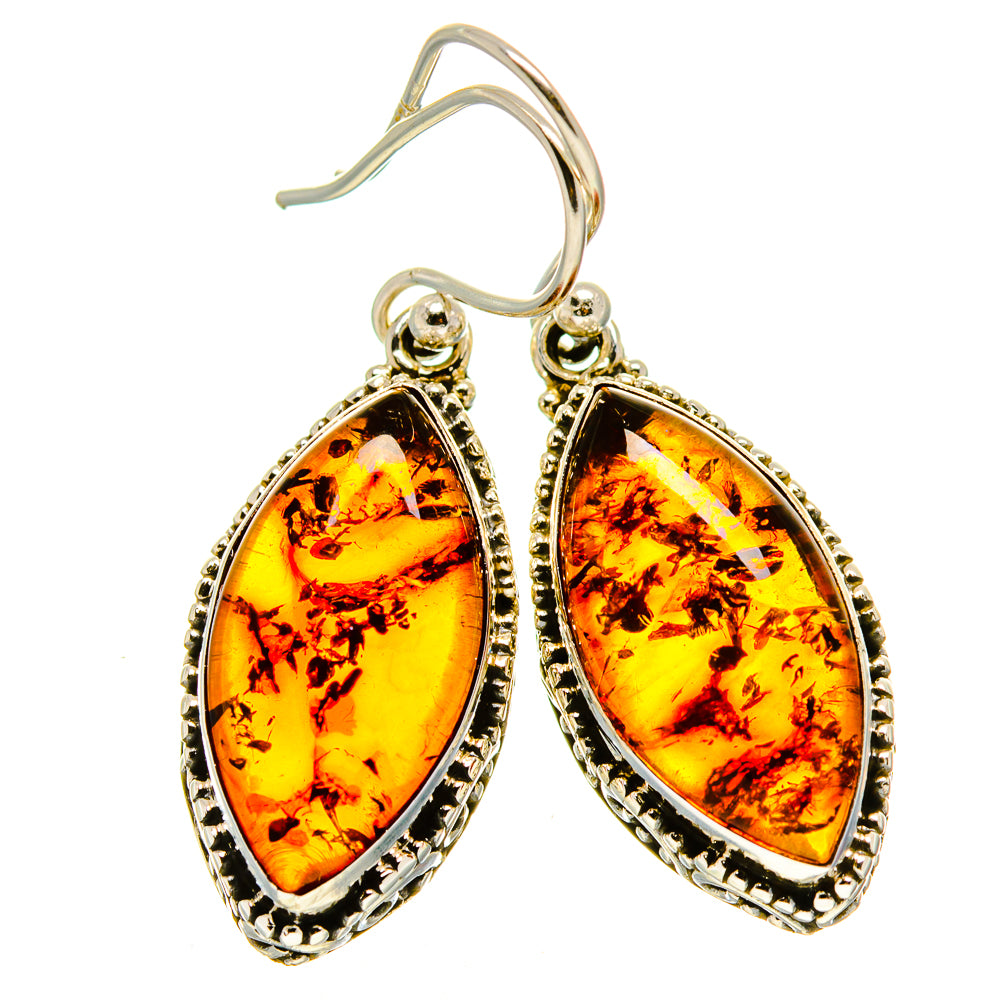 Baltic Amber Earrings handcrafted by Anasilvercos - EARR414306