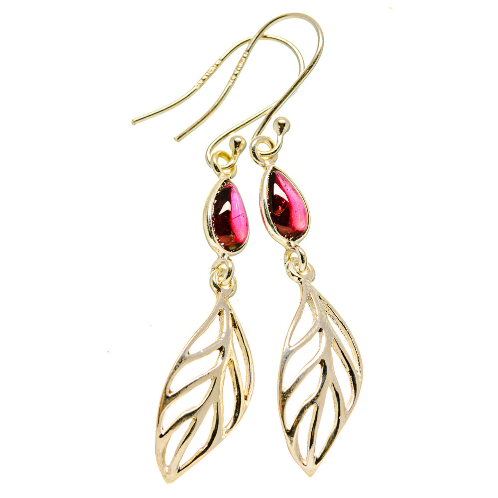 Garnet Earrings handcrafted by Anasilvercos - EARR414311