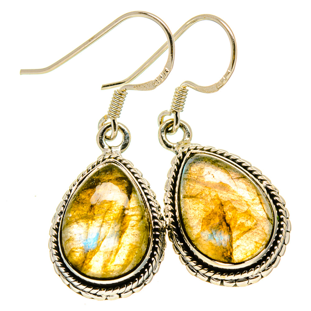 Labradorite Earrings handcrafted by Anasilvercos - EARR414323