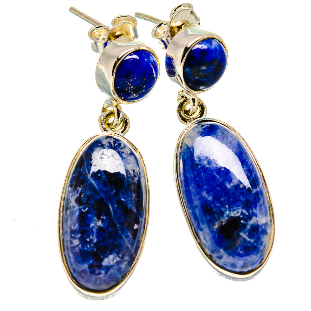 Sodalite Earrings handcrafted by Anasilvercos - EARR414452