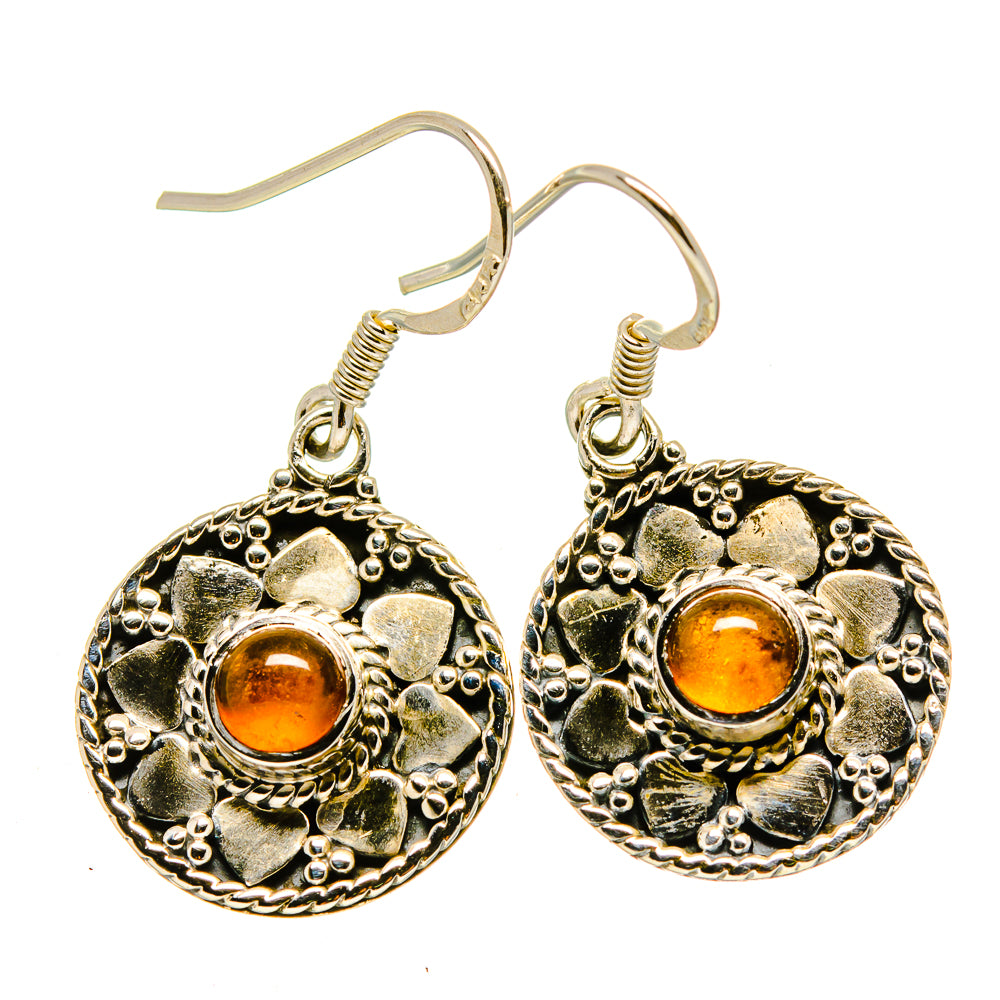 Carnelian Earrings handcrafted by Anasilvercos - EARR414467