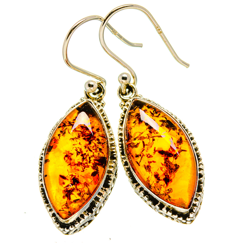 Baltic Amber Earrings handcrafted by Anasilvercos - EARR414468