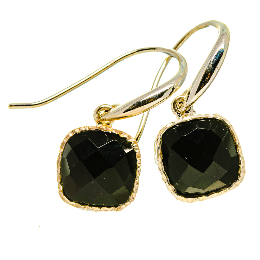 Black Onyx Earrings handcrafted by Anasilvercos - EARR414470