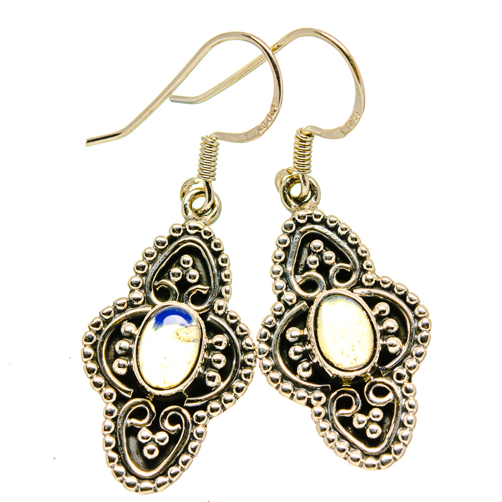 Ethiopian Opal Earrings handcrafted by Anasilvercos - EARR414491