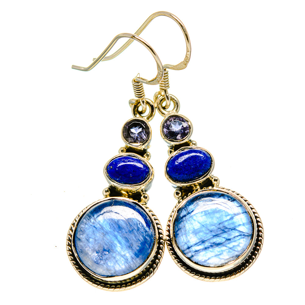 Kyanite Earrings handcrafted by Anasilvercos - EARR414496