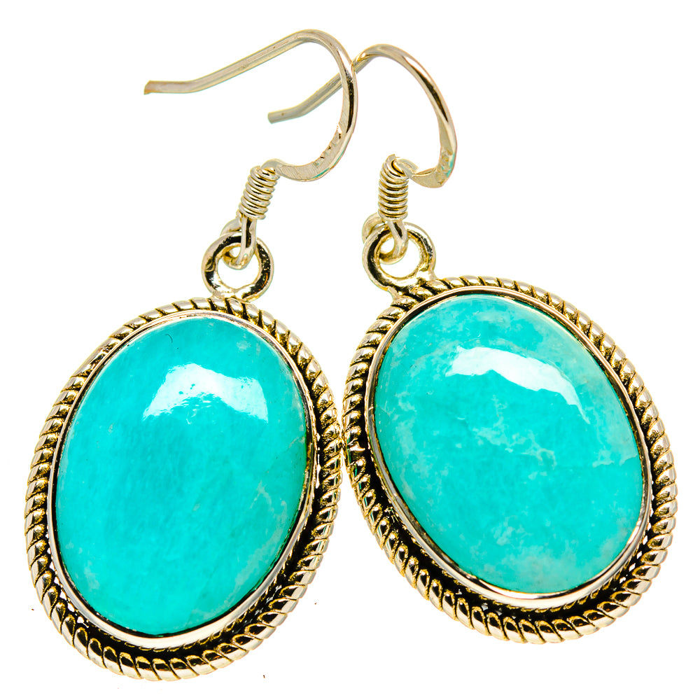 Amazonite Earrings handcrafted by Anasilvercos - EARR414498