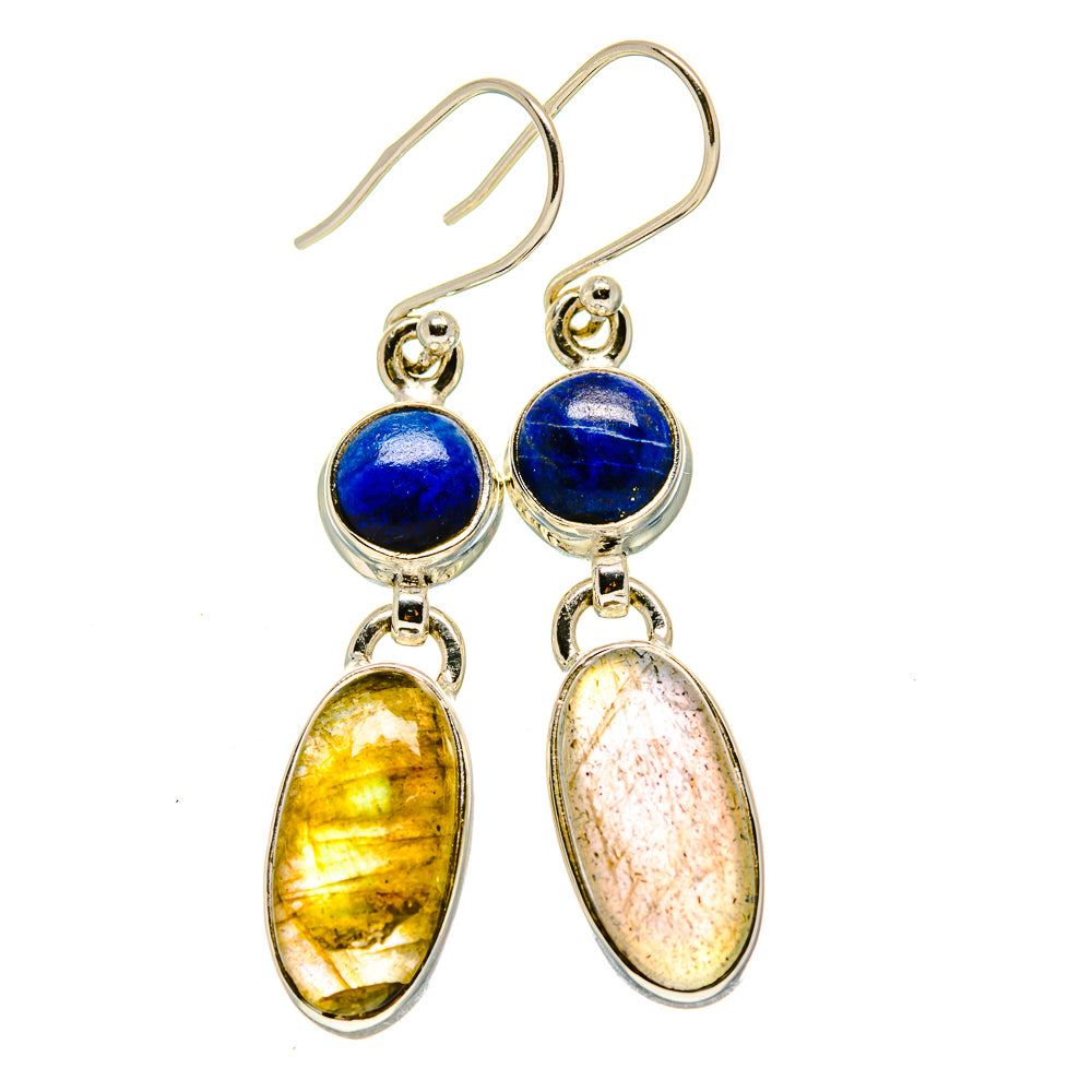 Labradorite Earrings handcrafted by Anasilvercos - EARR414505