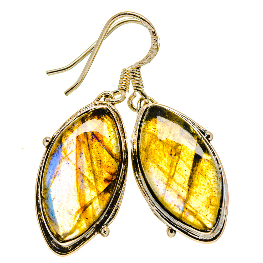 Labradorite Earrings handcrafted by Anasilvercos - EARR414546