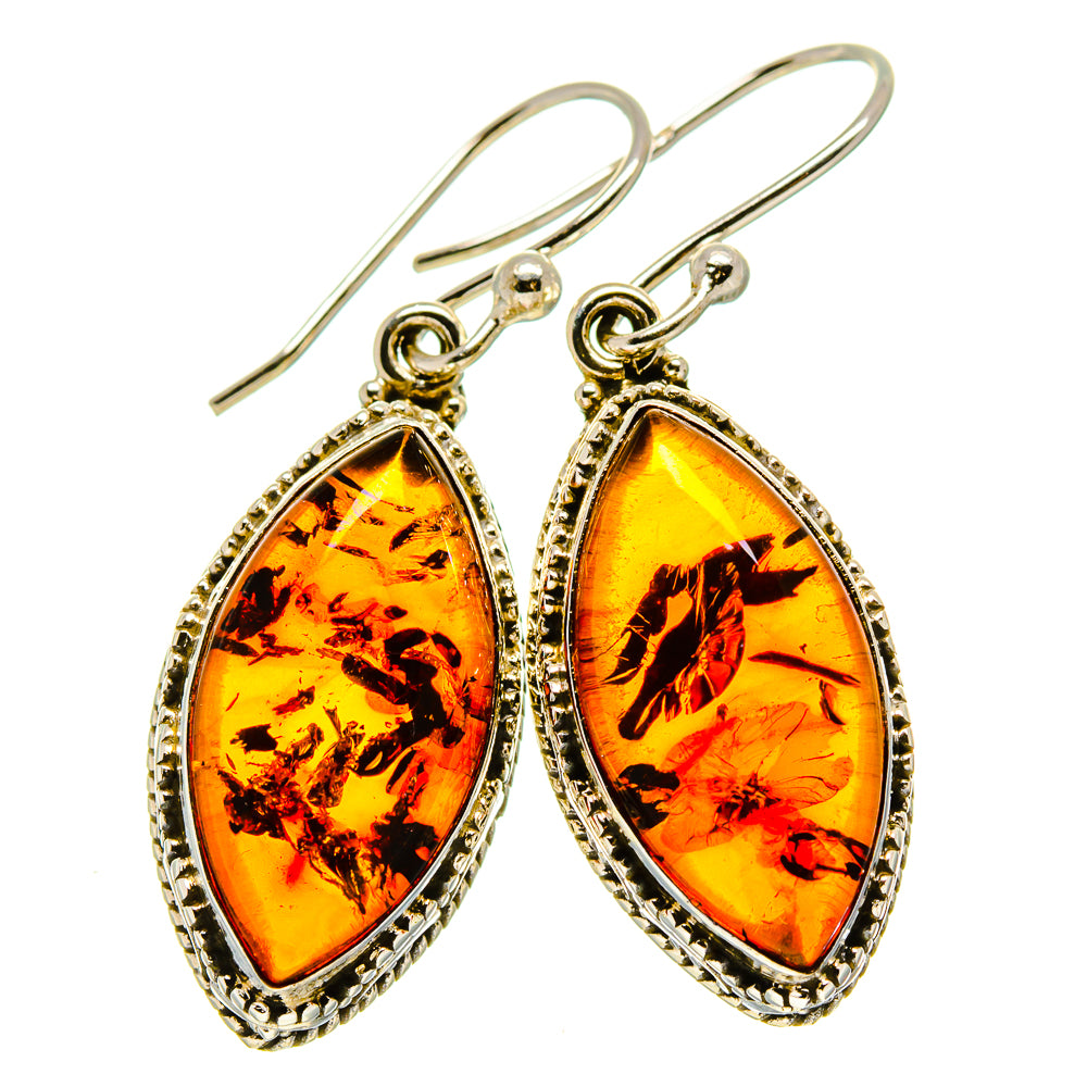 Baltic Amber Earrings handcrafted by Anasilvercos - EARR414573
