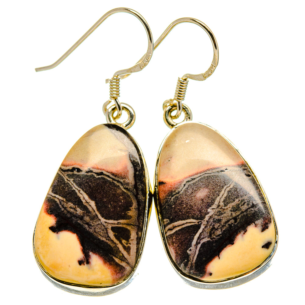 Butterfly Jasper Earrings handcrafted by Anasilvercos - EARR414580