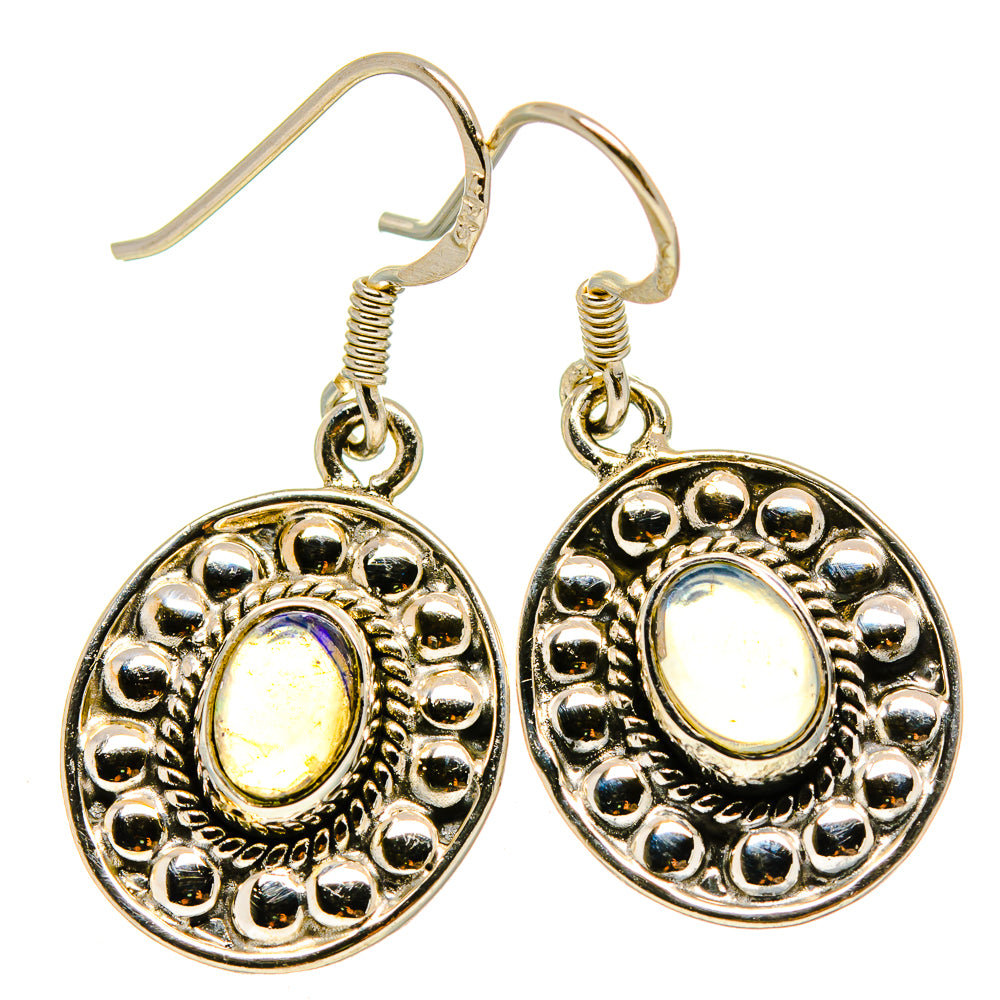 Ethiopian Opal Earrings handcrafted by Anasilvercos - EARR414624