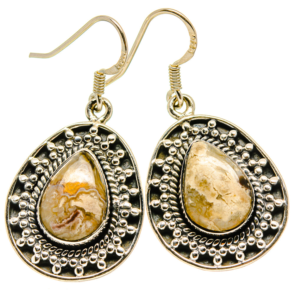 Ocean Jasper Earrings handcrafted by Anasilvercos - EARR414650