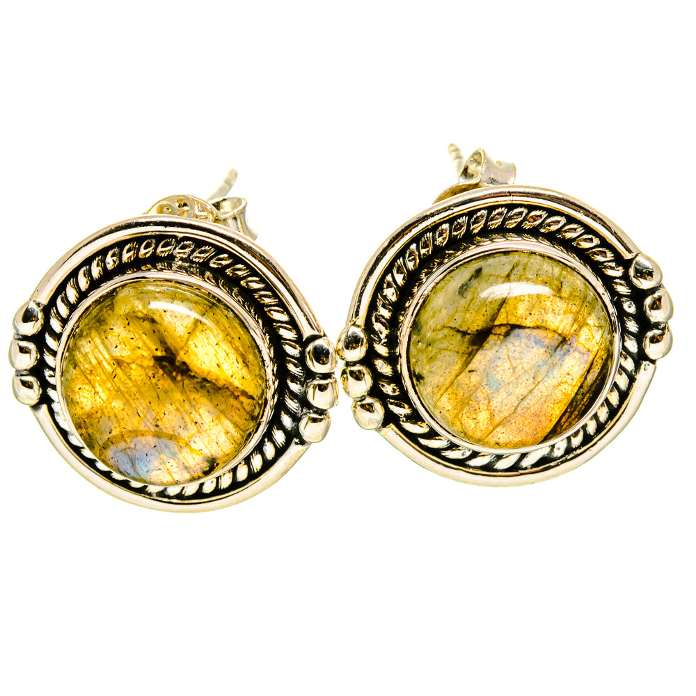 Labradorite Earrings handcrafted by Anasilvercos - EARR414680