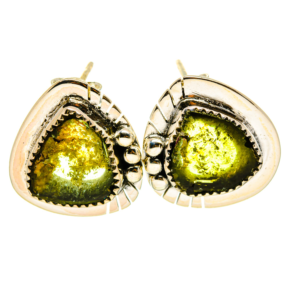 Green Aventurine Earrings handcrafted by Anasilvercos - EARR414681