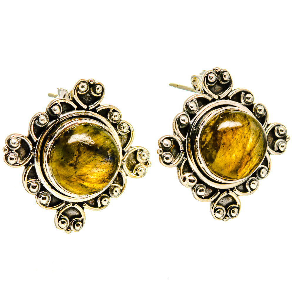 Labradorite Earrings handcrafted by Anasilvercos - EARR414684