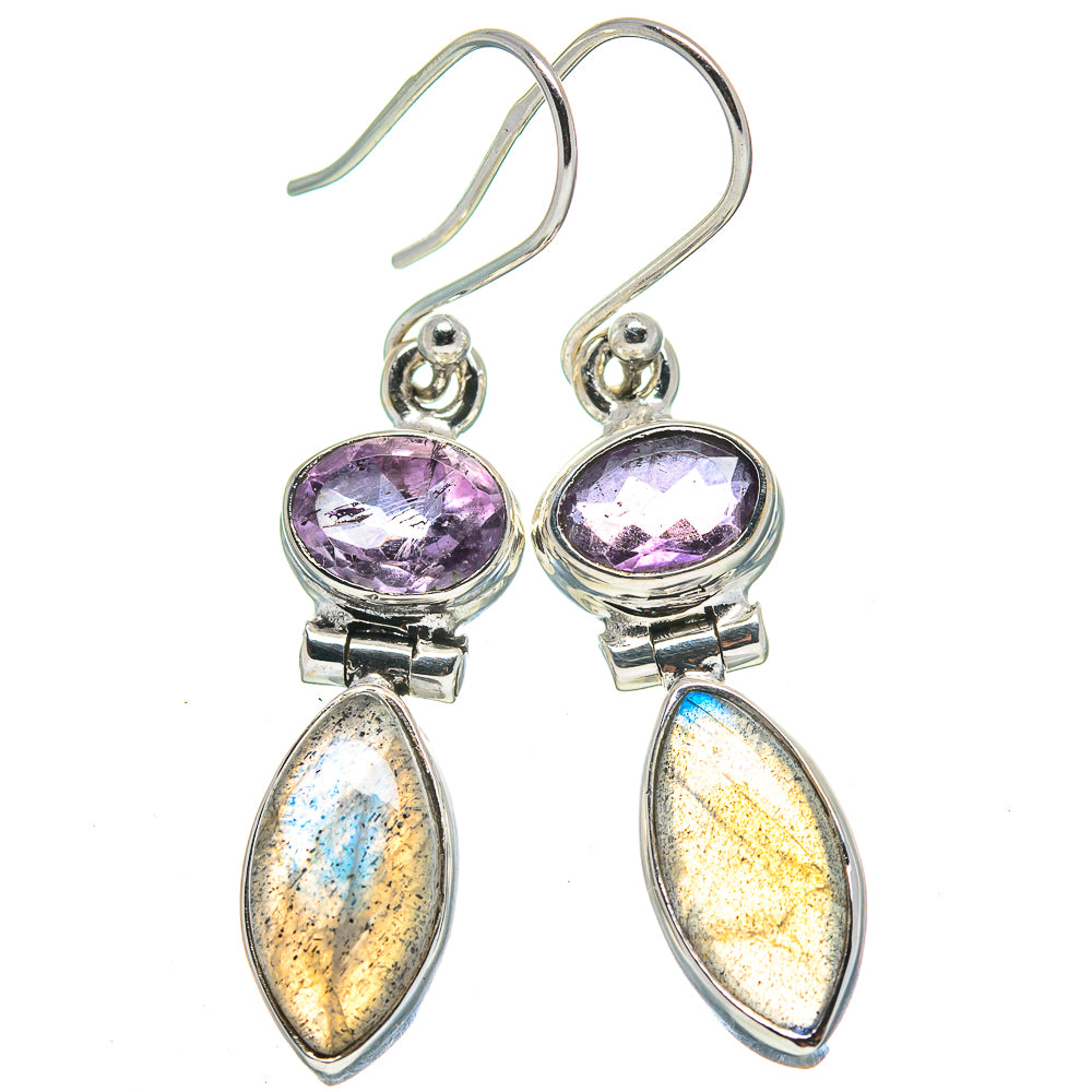 Labradorite Earrings handcrafted by Anasilvercos - EARR414705