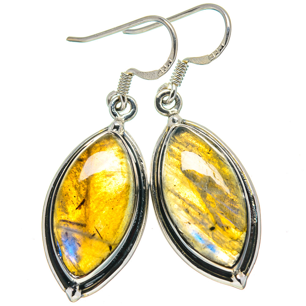Labradorite Earrings handcrafted by Anasilvercos - EARR414724