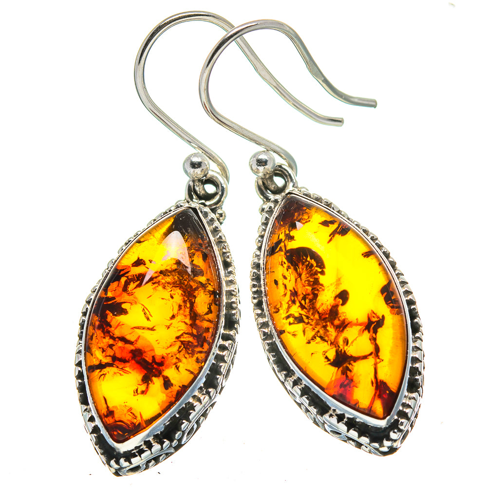 Baltic Amber Earrings handcrafted by Anasilvercos - EARR414727
