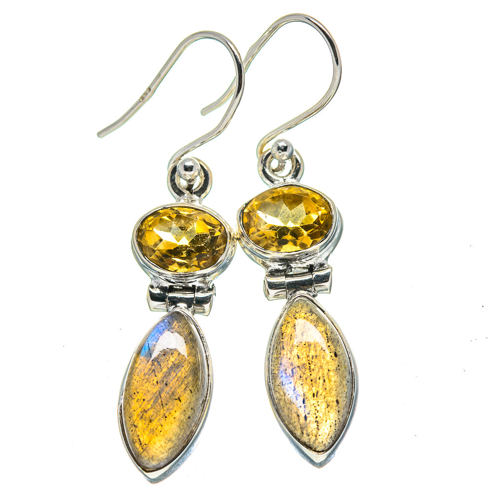 Labradorite Earrings handcrafted by Anasilvercos - EARR414739