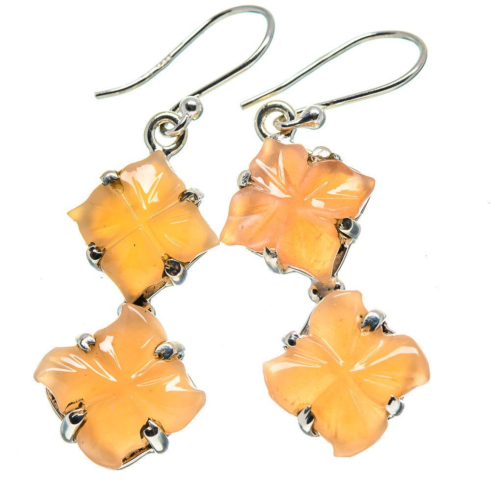 Carnelian Earrings handcrafted by Anasilvercos - EARR414743