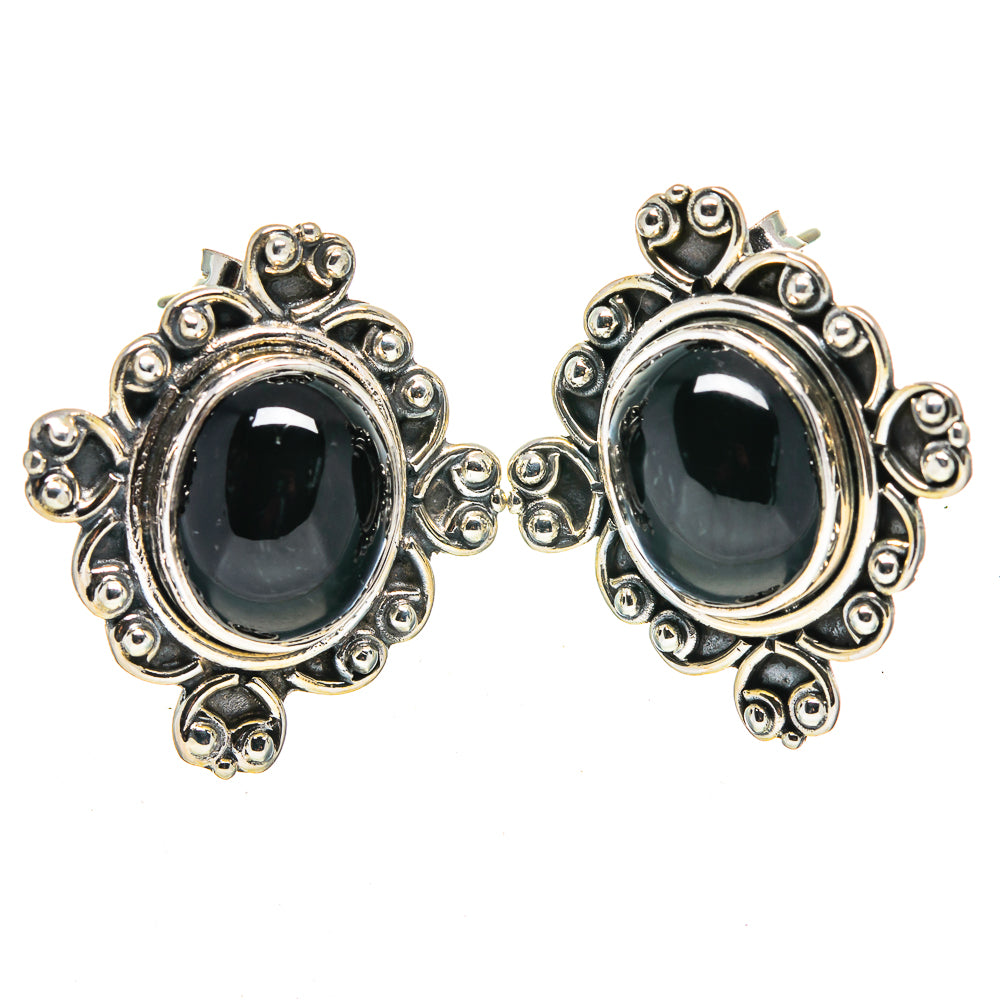 Star Diopside Earrings handcrafted by Anasilvercos - EARR414748