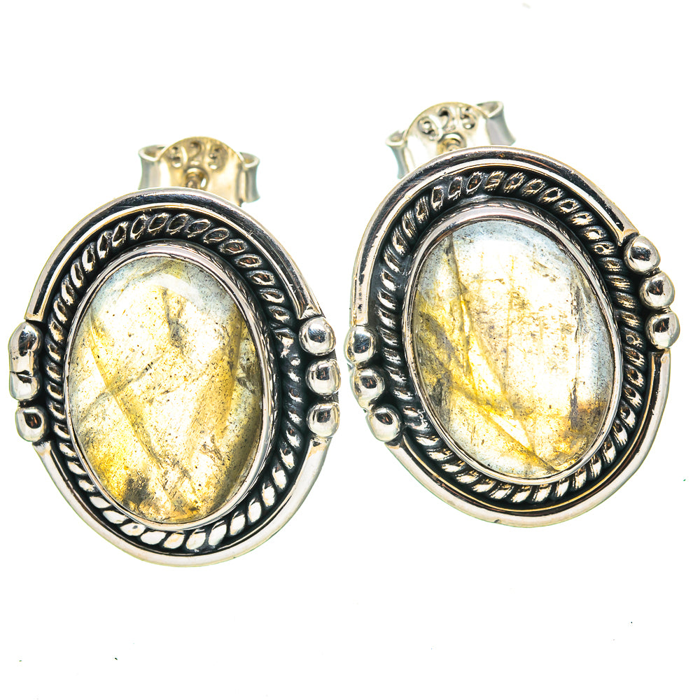 Labradorite Earrings handcrafted by Anasilvercos - EARR414749