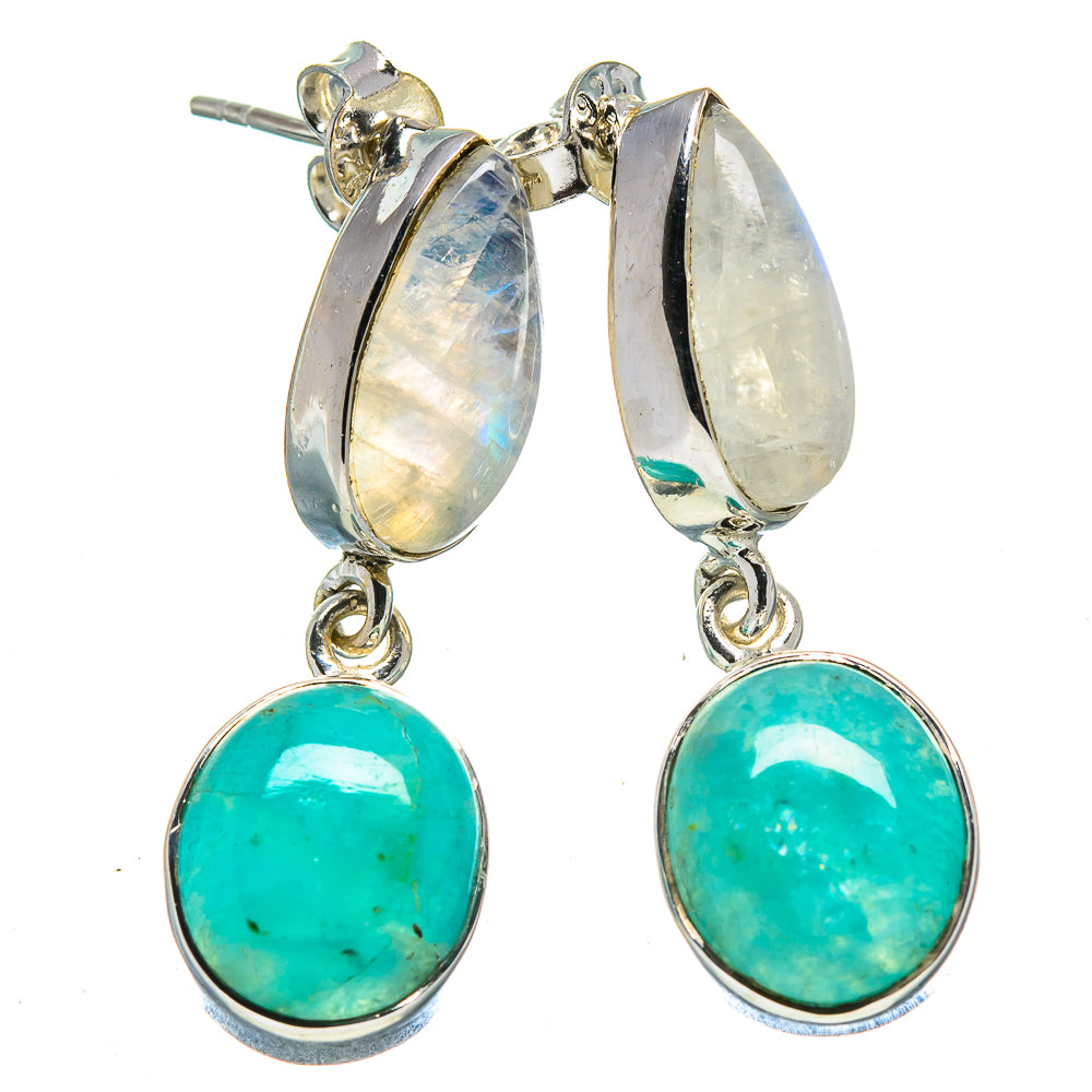 Amazonite Earrings handcrafted by Anasilvercos - EARR414753