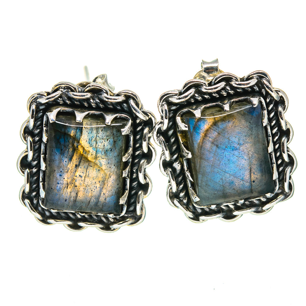 Labradorite Earrings handcrafted by Anasilvercos - EARR414774