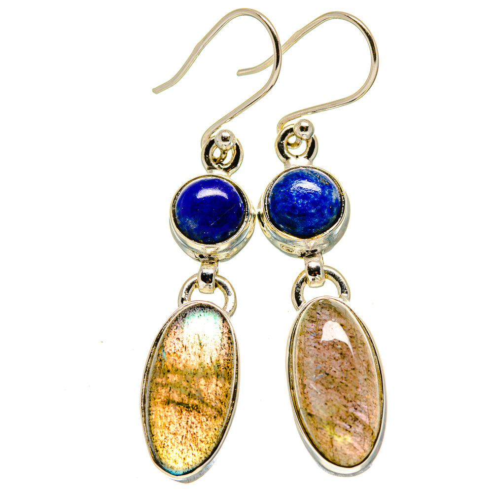 Labradorite Earrings handcrafted by Anasilvercos - EARR414788