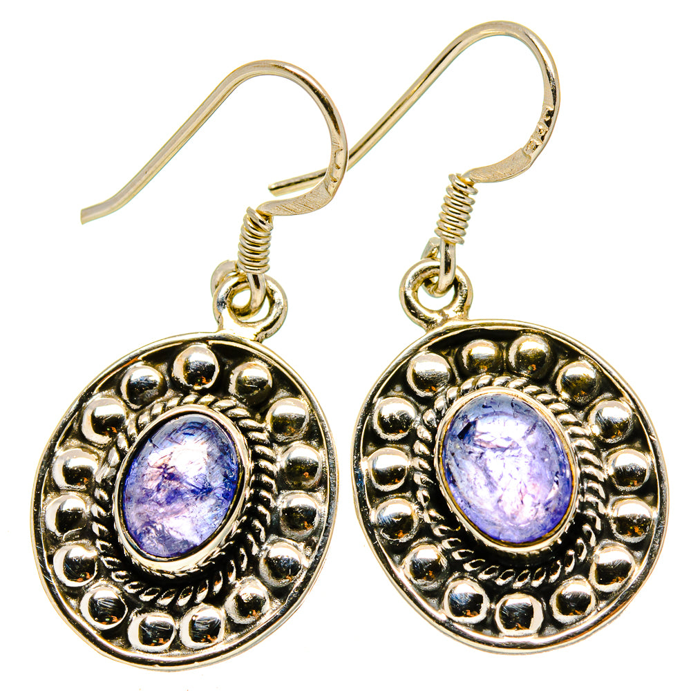 Tanzanite Earrings handcrafted by Anasilvercos - EARR414814