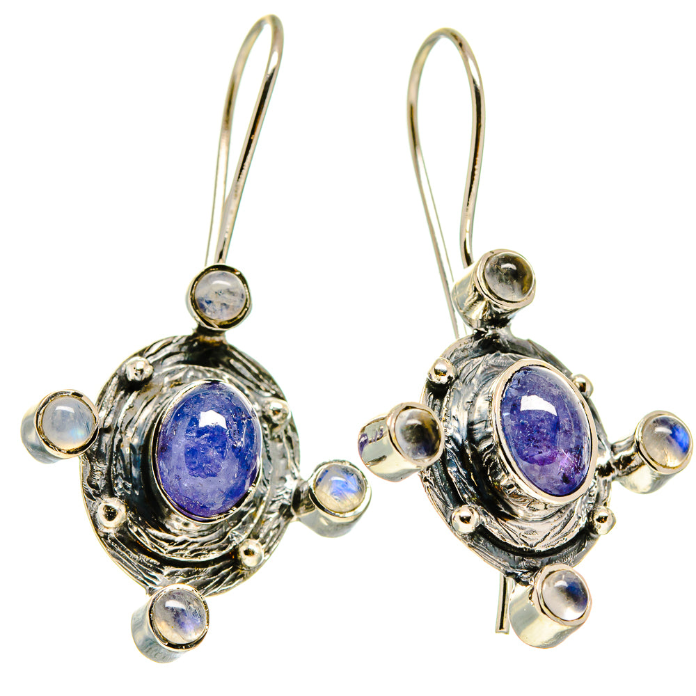 Tanzanite Earrings handcrafted by Anasilvercos - EARR414815