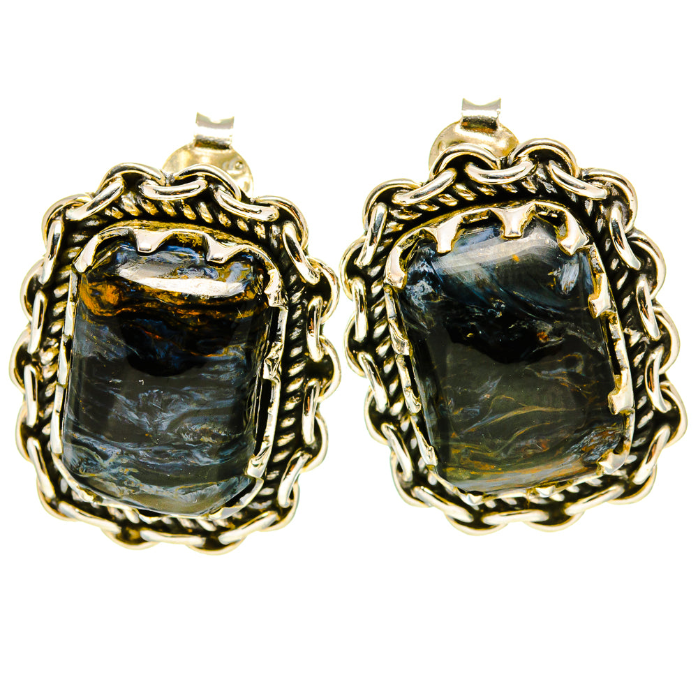 Pietersite Earrings handcrafted by Anasilvercos - EARR414842