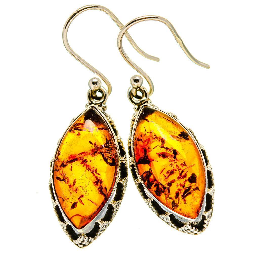 Baltic Amber Earrings handcrafted by Anasilvercos - EARR414873