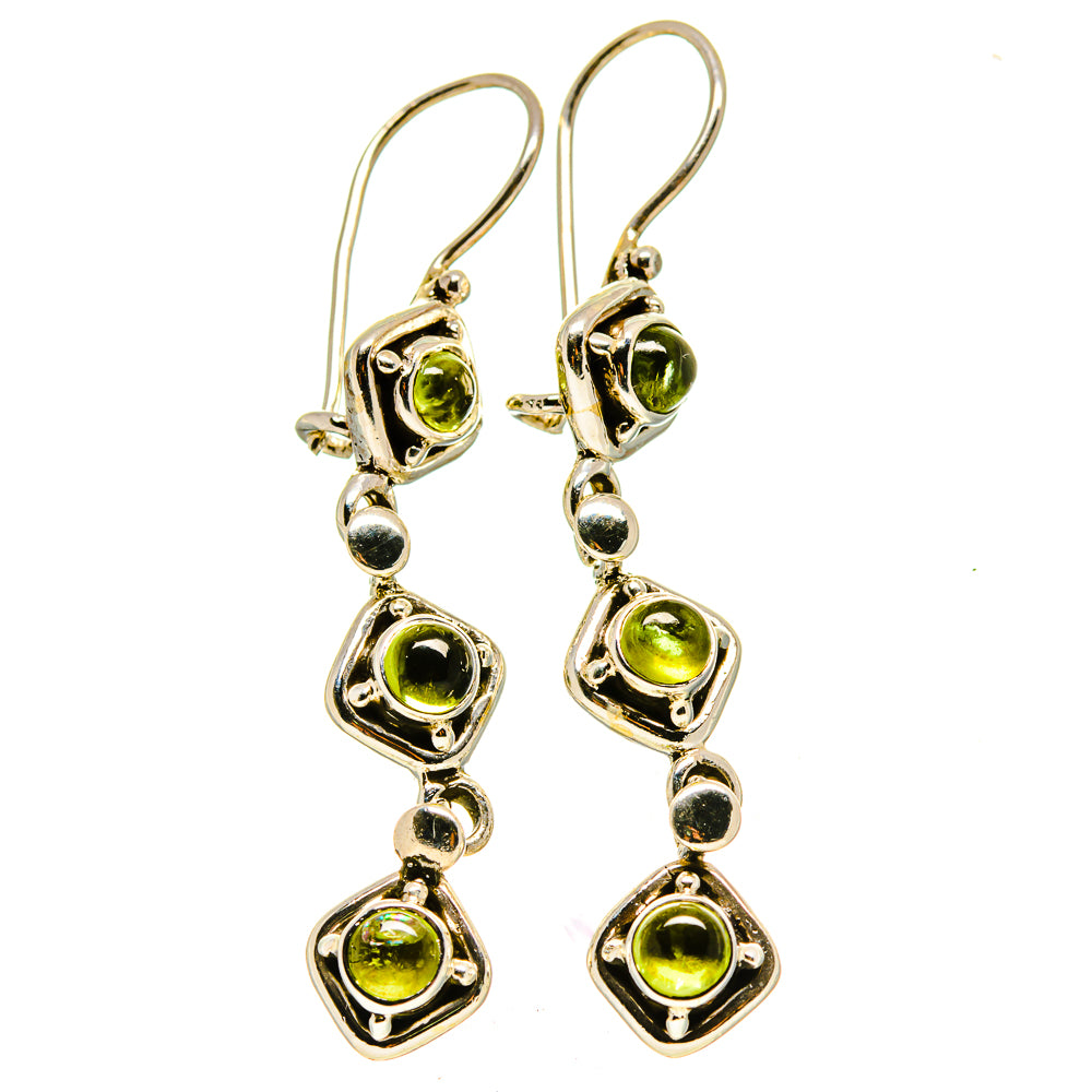 Peridot Earrings handcrafted by Anasilvercos - EARR414879