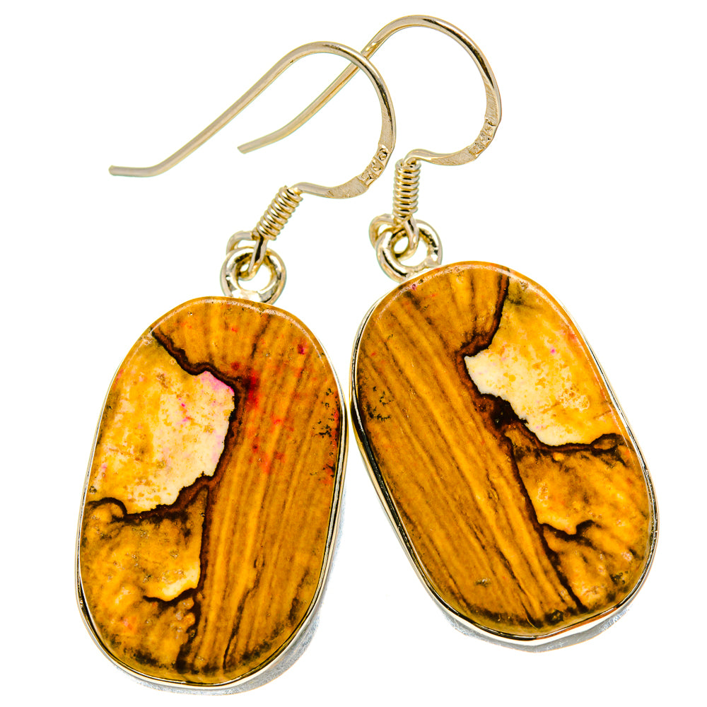 Picture Jasper Earrings handcrafted by Anasilvercos - EARR414896