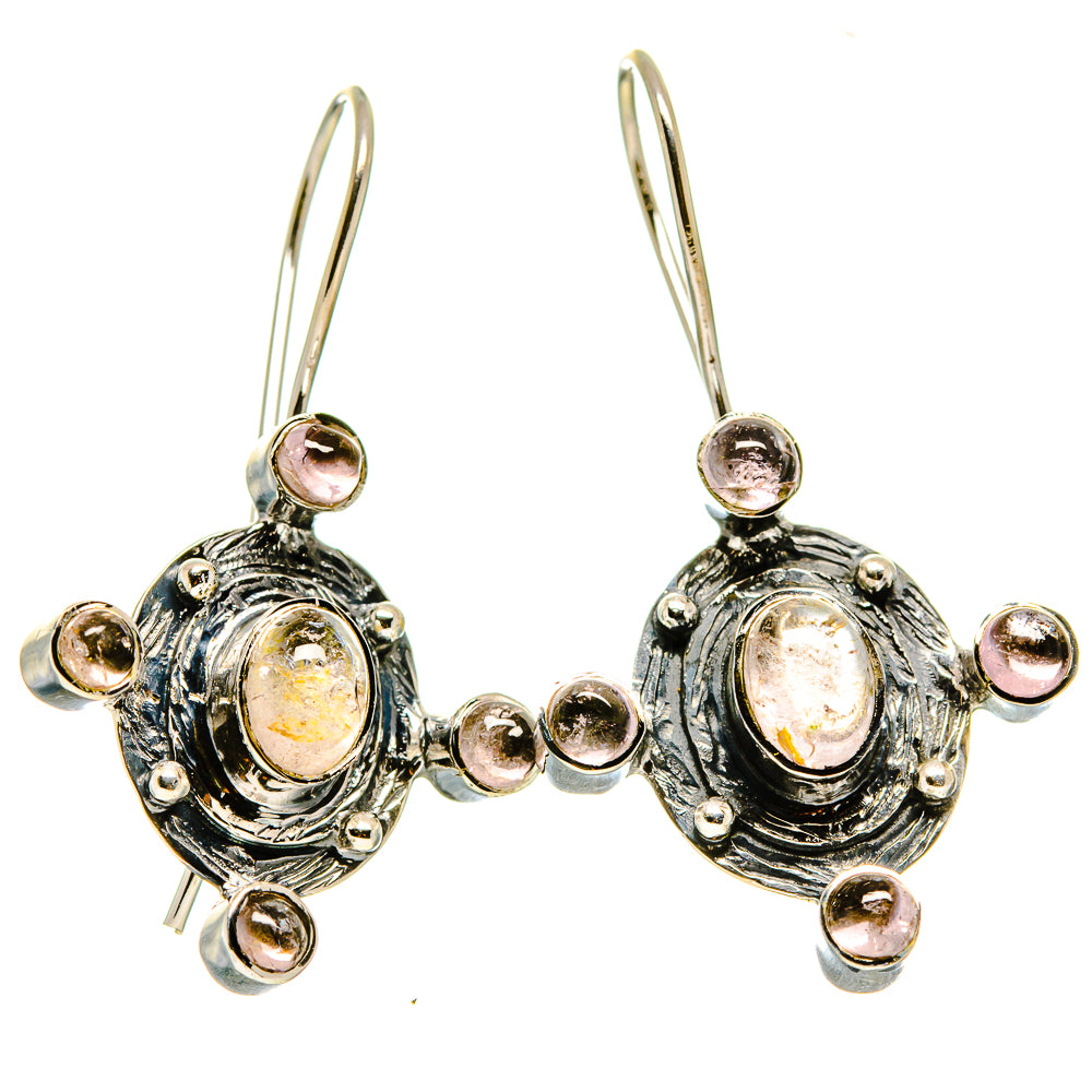 Pink Tourmaline Earrings handcrafted by Anasilvercos - EARR414932