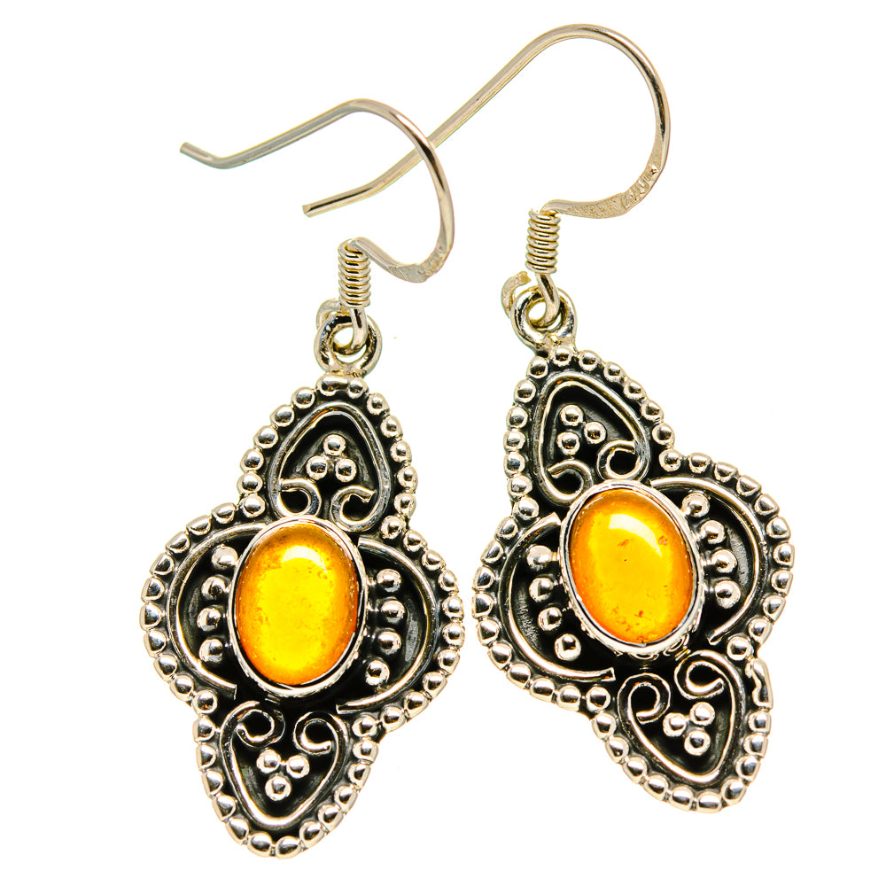 Carnelian Earrings handcrafted by Anasilvercos - EARR414949
