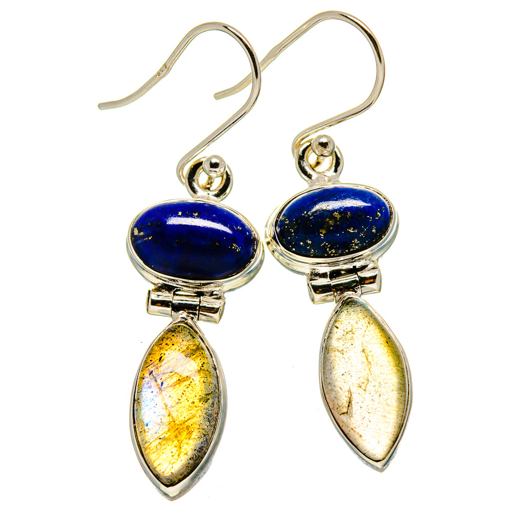 Labradorite Earrings handcrafted by Anasilvercos - EARR414963